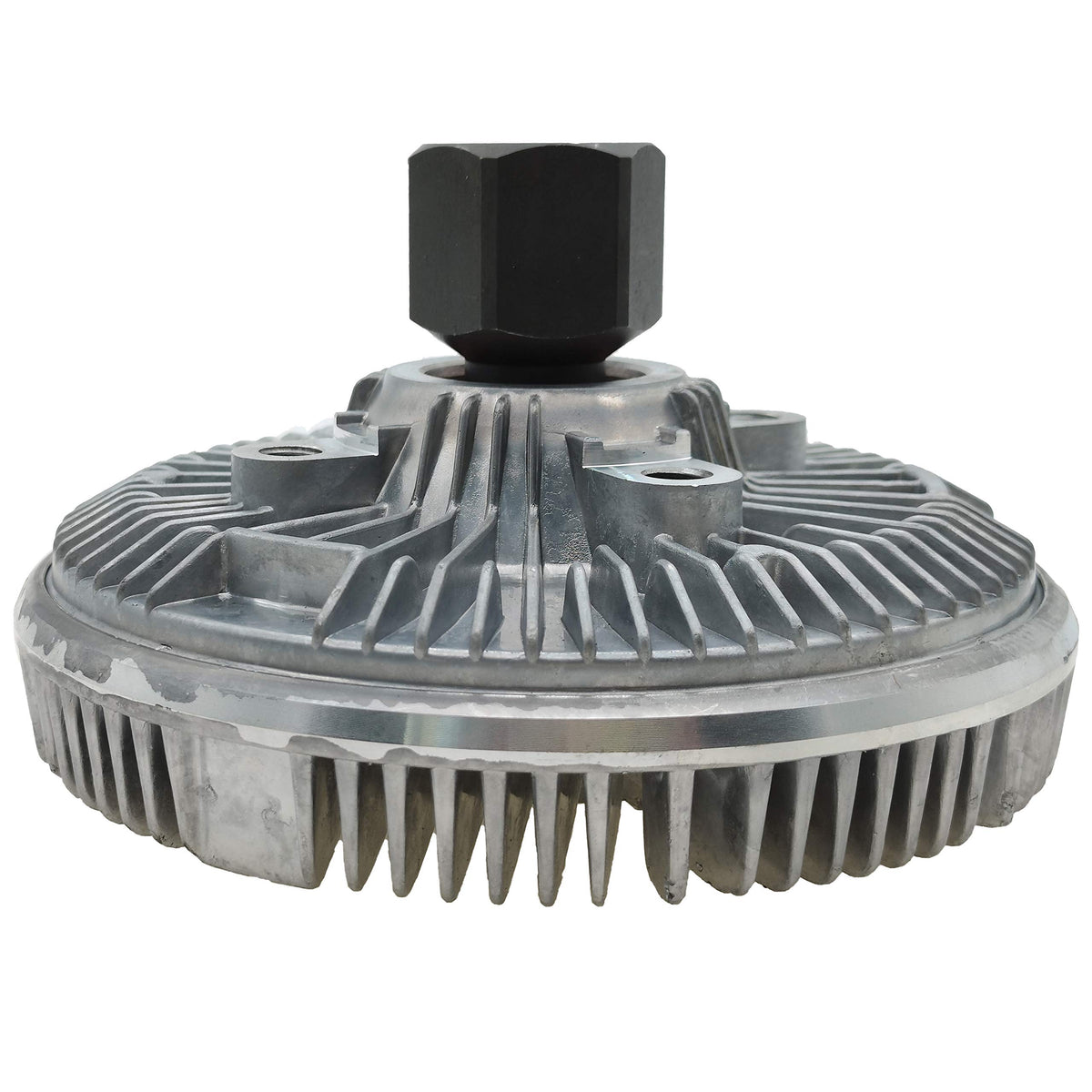 YCT fan clutch installed under hood showing restored cooling and proper clearance