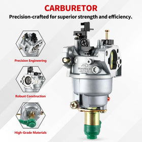 YDO carburetor float bowl detail illustrating durable construction and stable fuel metering