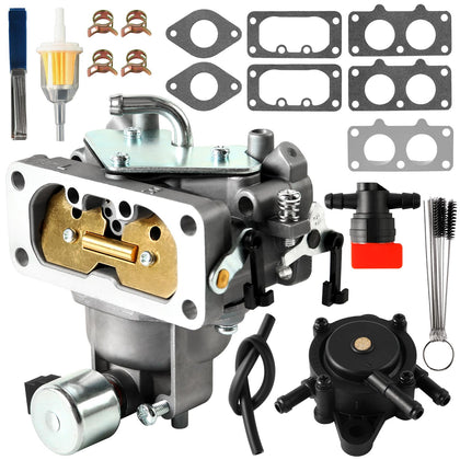 YDO carburetor front view showing throttle bore and reliable fuel flow