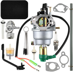 YDO carburetor front view showing mounting points and clean fit for quick replacement