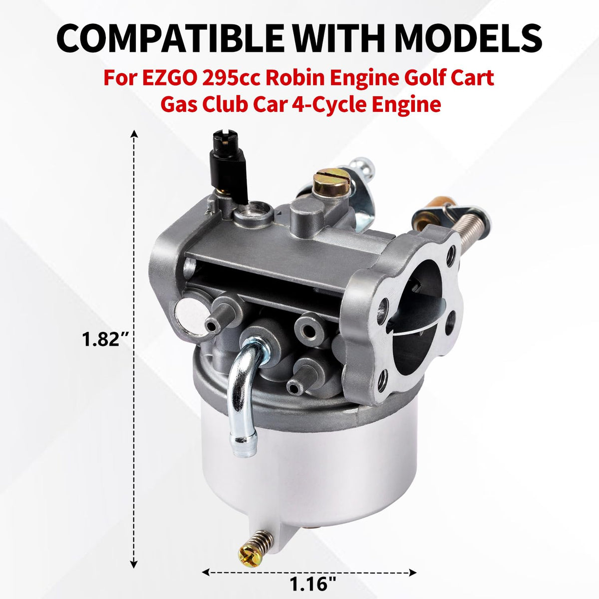 YDO carburetor fuel pump interface showing proper sealing benefit