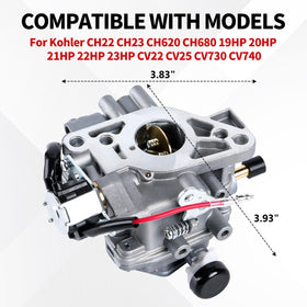 YDO carburetor with gasket and hardware highlighting included installation parts