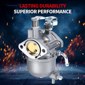 YDO carburetor held in hand for scale, compact design simplifies installation