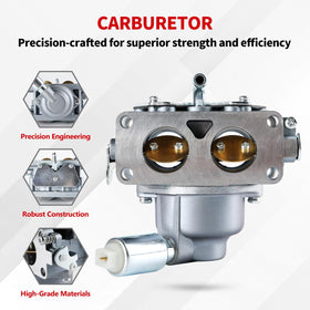 YDO carburetor side detail highlighting durable finish and precision machining benefit