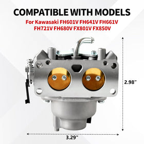 YDO carburetor side linkage view demonstrating easy installation alignment