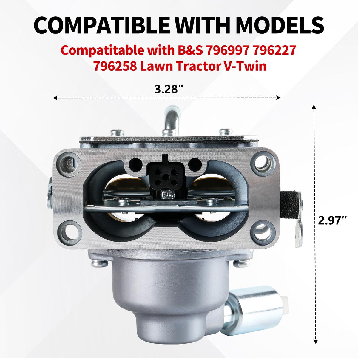 YDO carburetor throttle linkage closeup showing smooth movement and reliable control