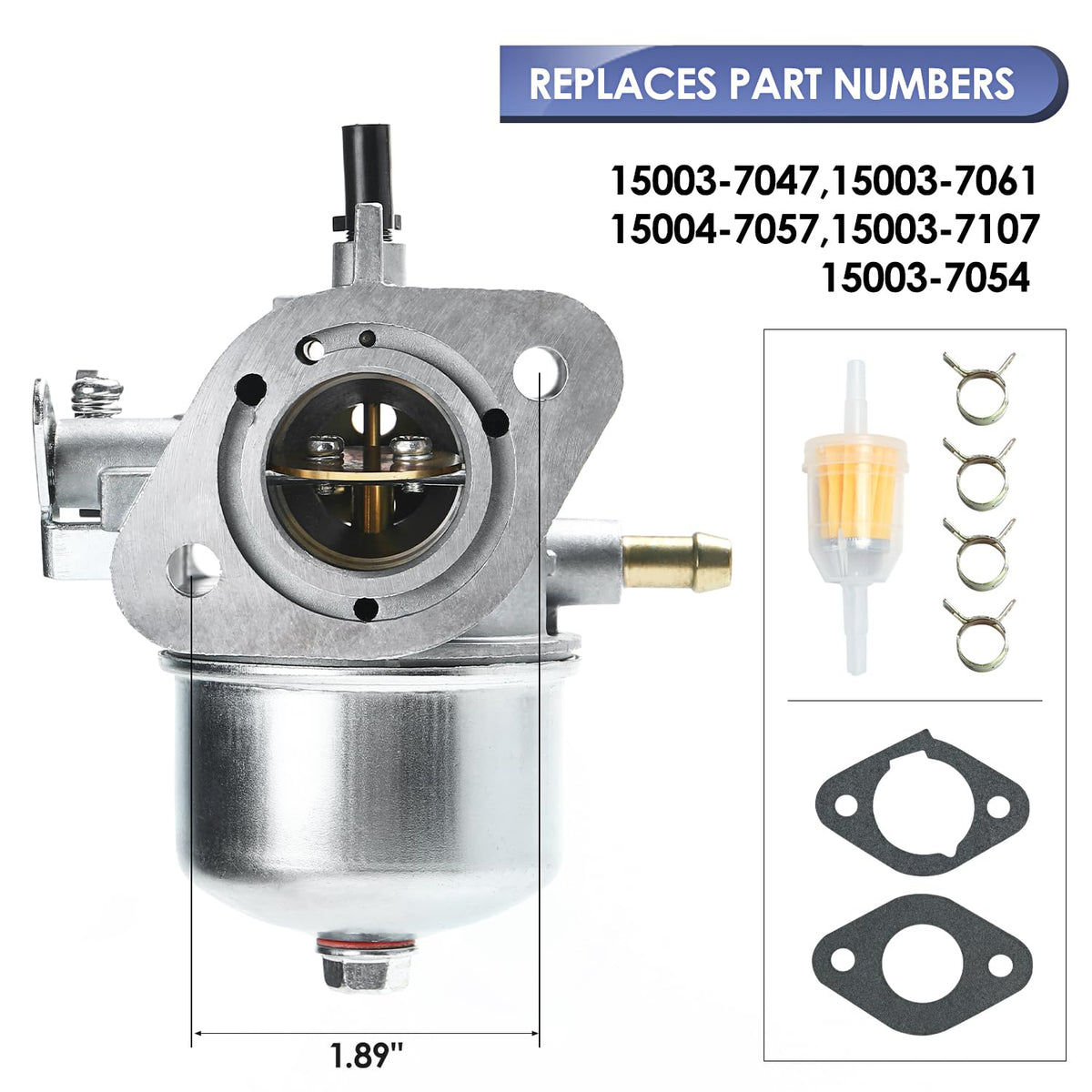 YDO carburetor top detail highlighting jets and adjustment screws for tuning