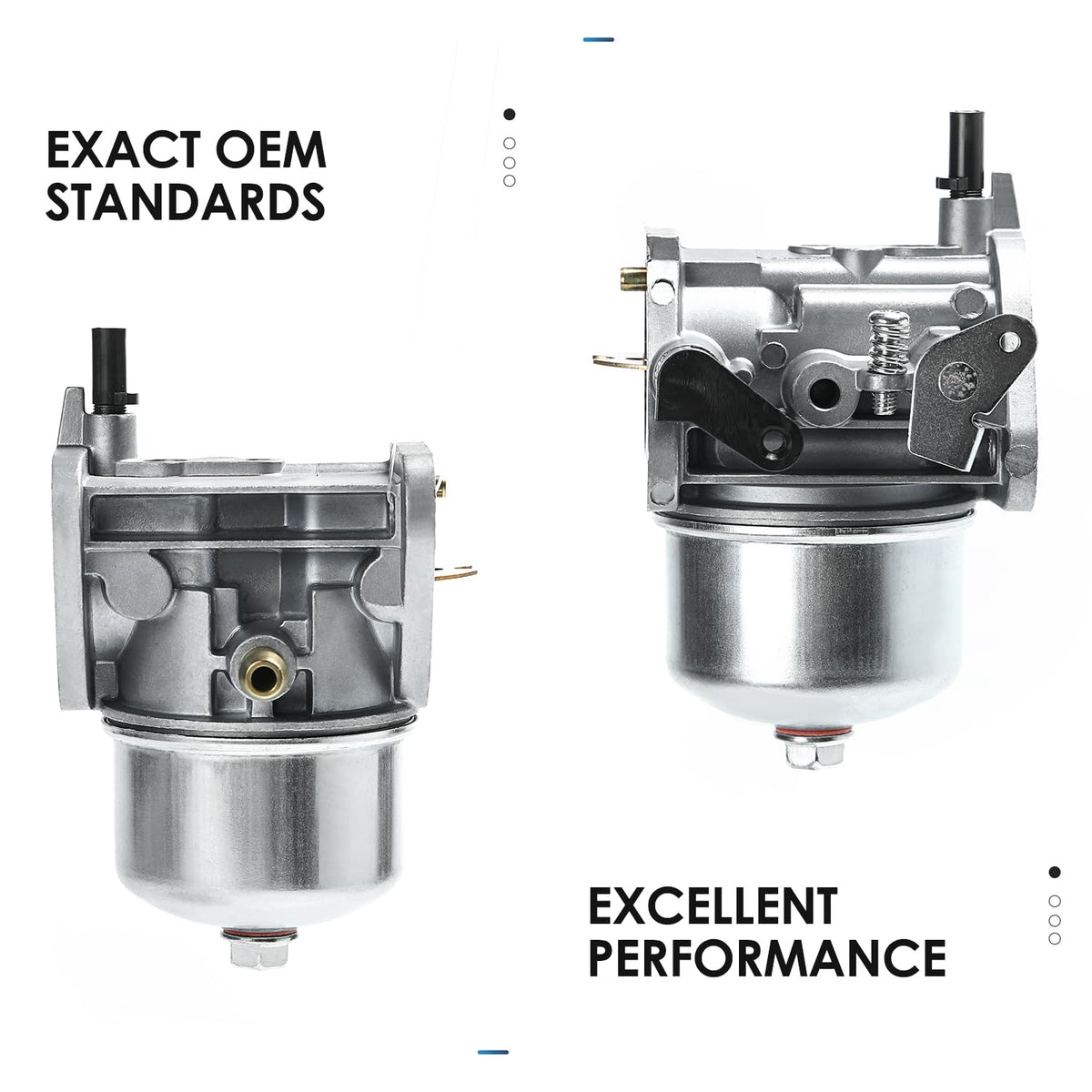 YDO carburetor with gasket included laid out for replacement and sealing