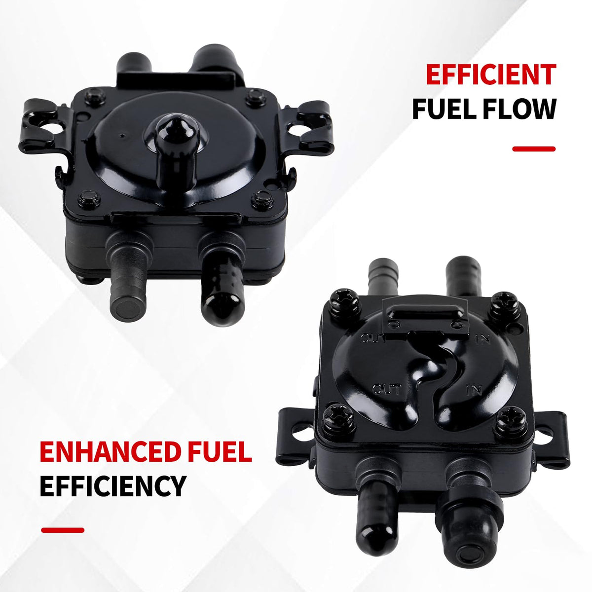 YDO fuel pump diaphragm closeup illustrating internal material, brand built for durability