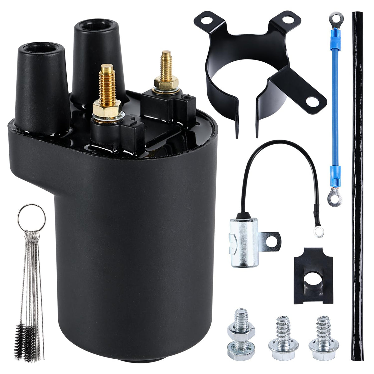 YDO ignition coil front view showing compact design and dependable fit