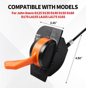 YDO throttle cable stretched length demonstrating routing and reach