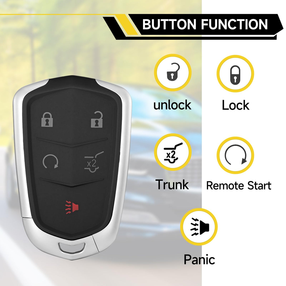 YDTHTLAH close-up of buttons highlighting tactile feel and reliable operation benefit