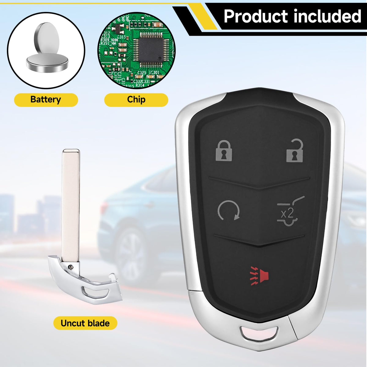 YDTHTLAH interior electronics and battery preinstalled for ready-to-program convenience