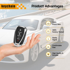 YDTHTLAH key fob held in hand for scale benefit: compact, pocket-friendly size