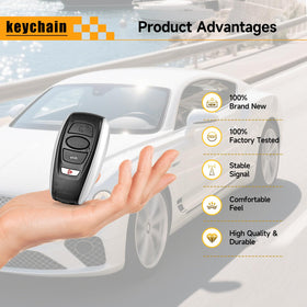 YDTHTLAH key fob used at car door demonstrating restored keyless entry convenience