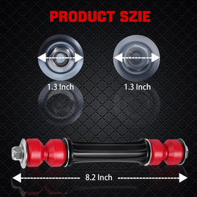 YDYKPOWER side profile with ruler showing scale and correct fitment dimensions
