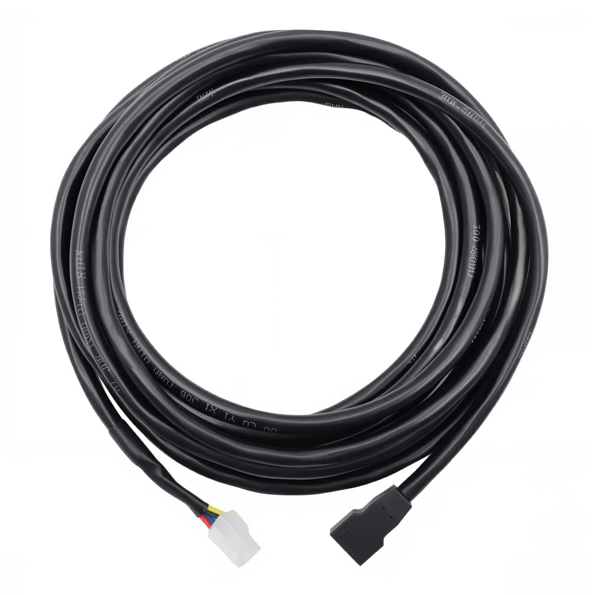 yeeluzan motor harness front packaging shows model and length, aids quick identification