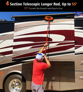 YeewayVeh assembled full-length brush in use reaching car roof