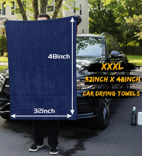 YeewayVeh towel in driveway scene finishing paint, leaves spot-free shine