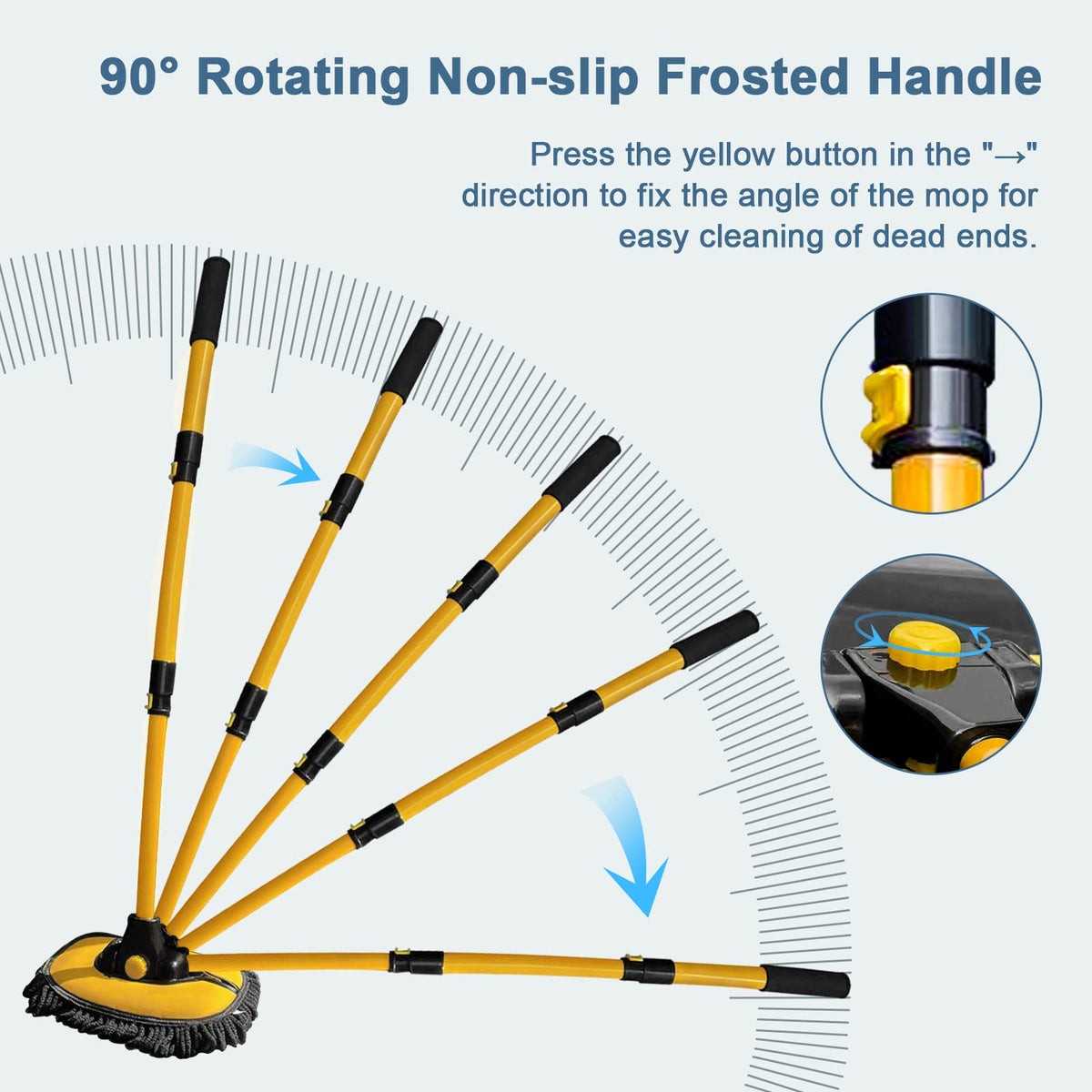 YeewayVeh rotating head lock detail showing secure angle-setting feature