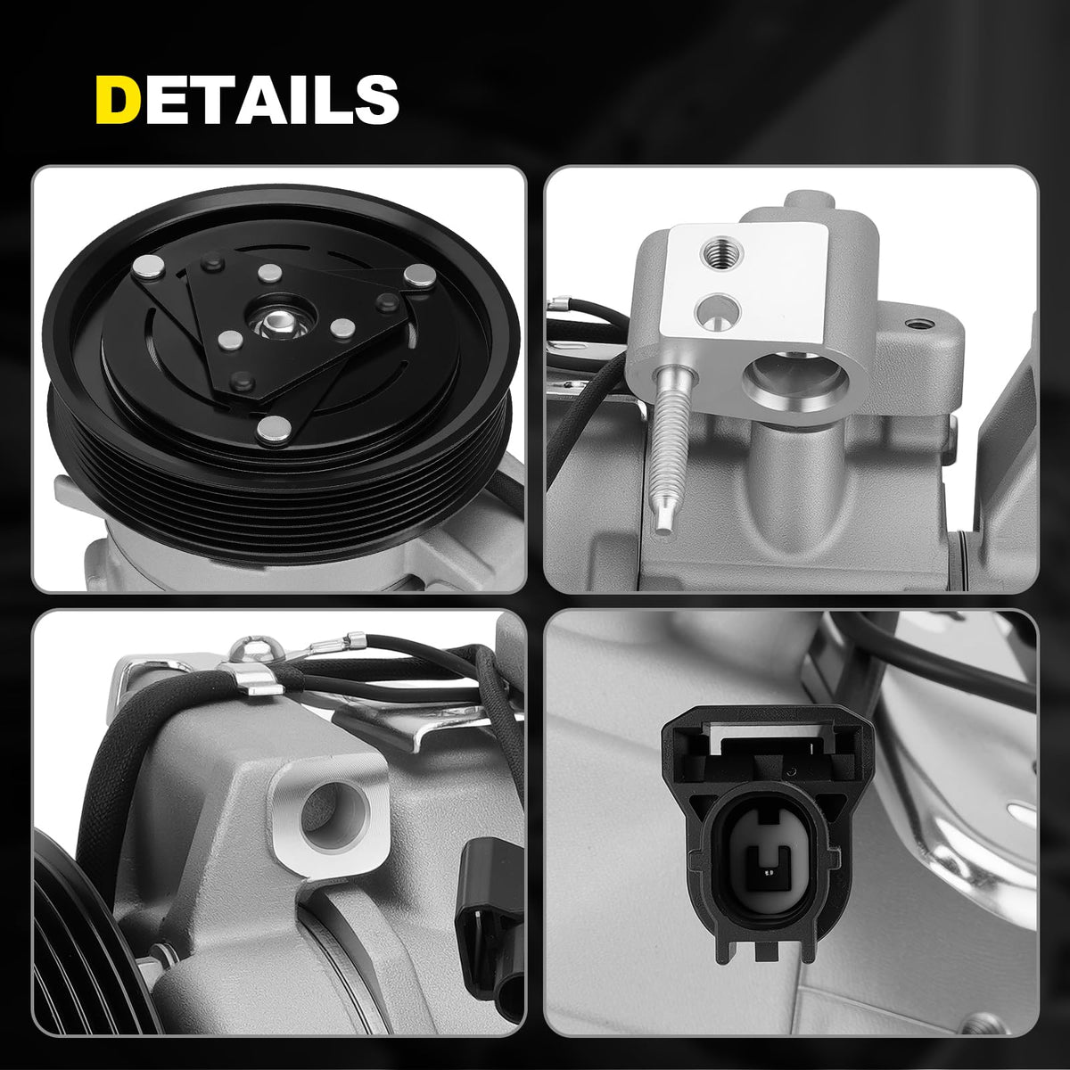 YEHERIT retail packaging with included clutch showing all parts ready for installation
