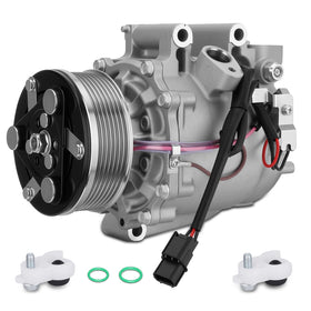 YEHERIT compressor front view showing mounting points and improved fitment benefit