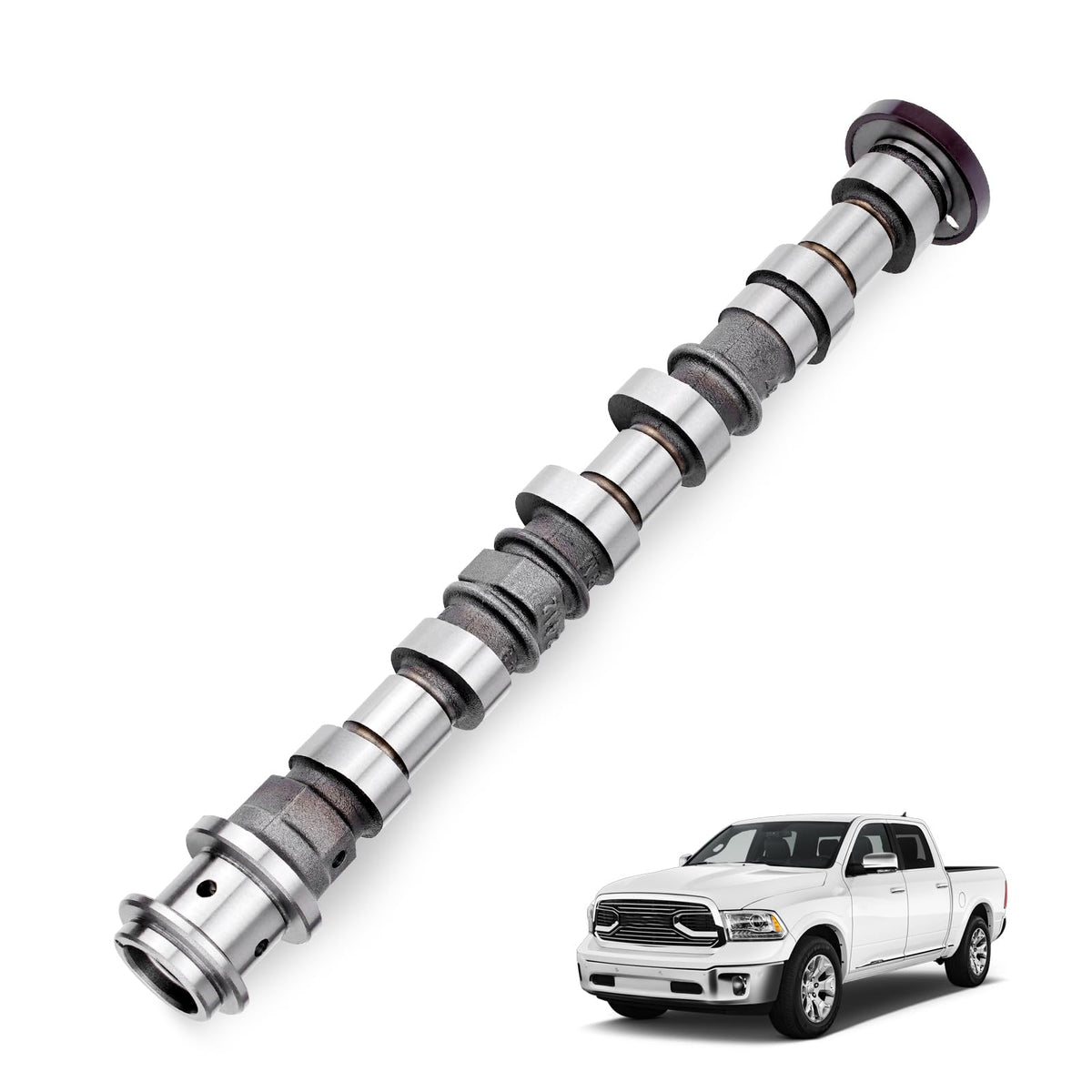 YEHERIT camshaft front view showing full part and mounting points for confident fitment