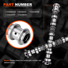 YEHERIT camshaft installed in engine bay demonstrating correct right-side placement benefit