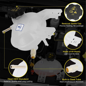 YEHERIT filler cap and level indicator detail for clear coolant monitoring