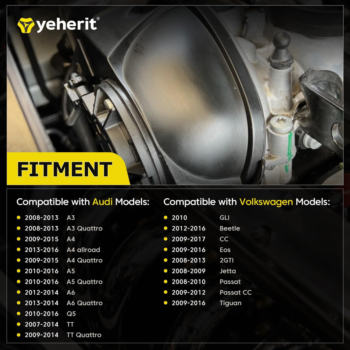 YEHERIT gasket and seal close-up showing mating surface for leak prevention benefit