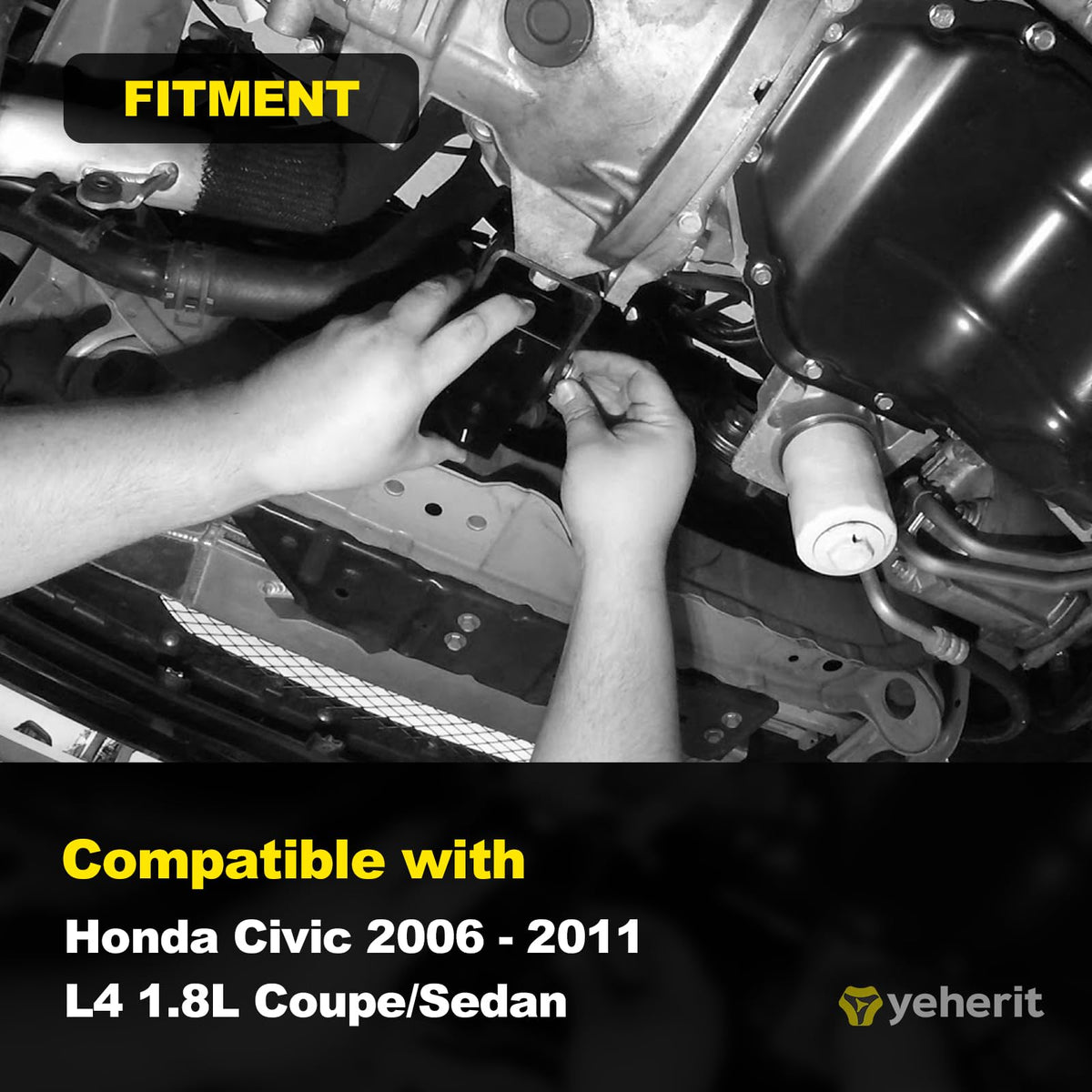 YEHERIT close-up of rubber bond revealing durable material and vibration damping