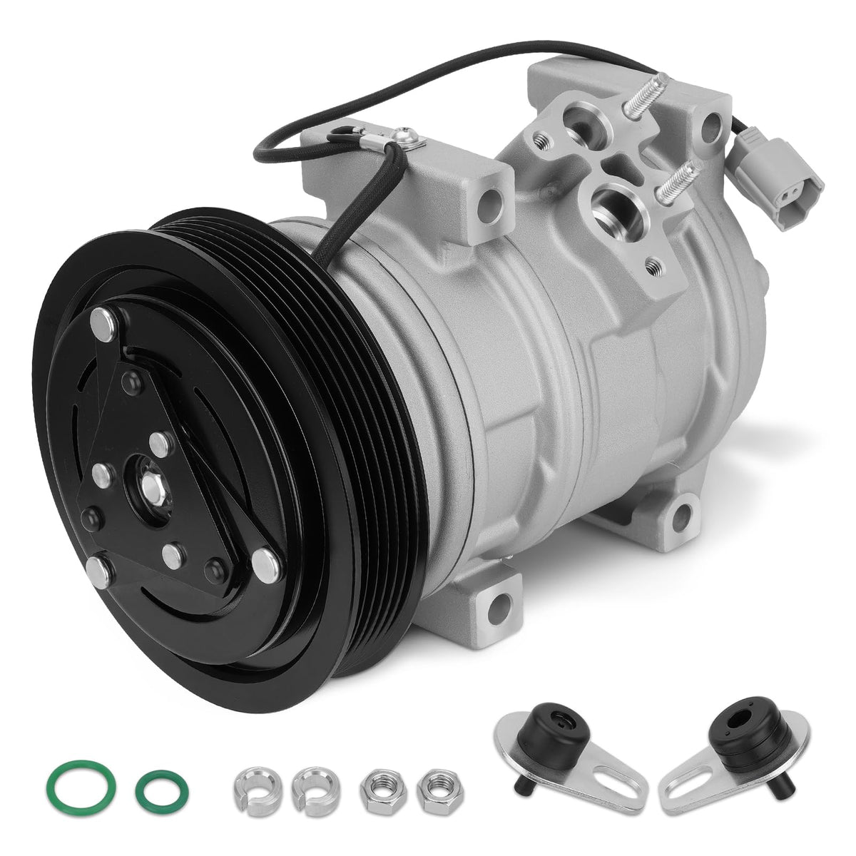 YEHERIT compressor clutch front view showing clean OEM-style fit and reliable replacement benefit