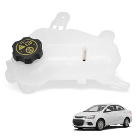 YEHERIT front view of coolant reservoir showing fitment and shape benefits