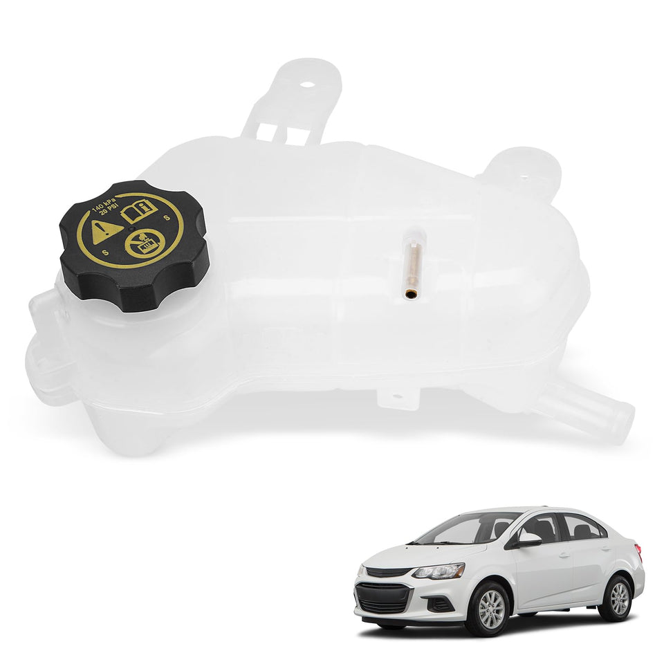 YEHERIT front view of coolant reservoir showing fitment and shape benefits