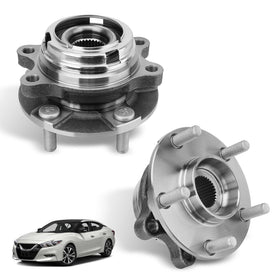 YEHERIT front hub assembly front view showing fitment and durable finish benefiting easy replacement