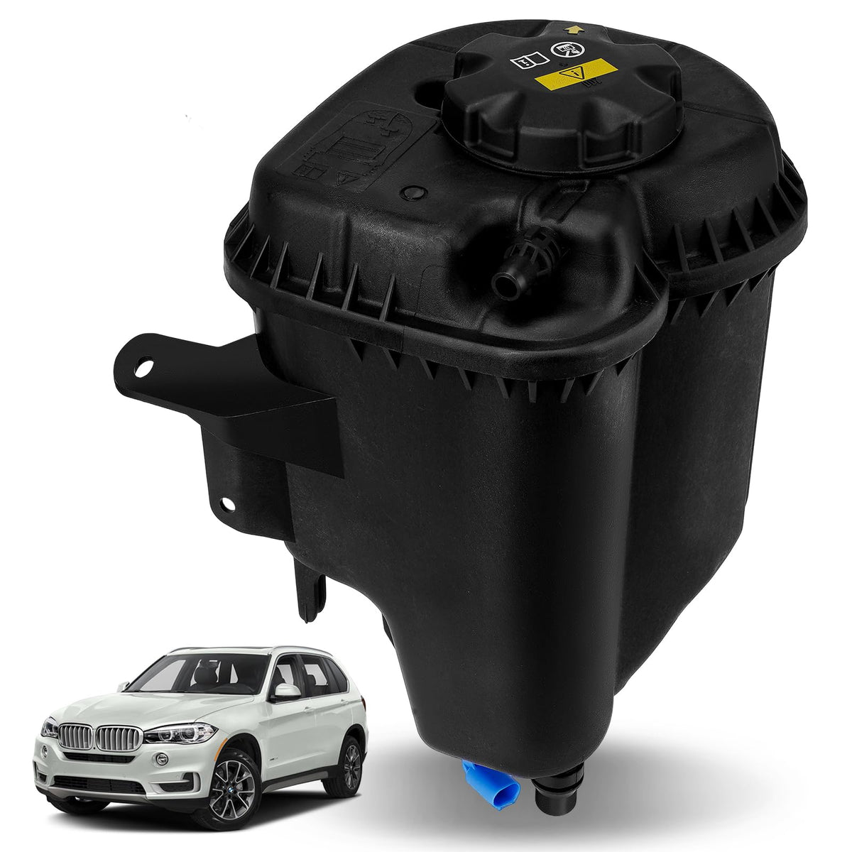YEHERIT front view reservoir tank showing fit and design benefit alignment