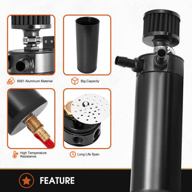 YEHERIT assortment of five hose connectors and clamp, versatile fitment benefit