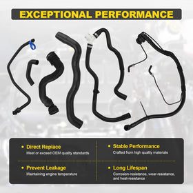 YEHERIT hose installed on Chevy Cruze engine demonstrating correct fit and reliability