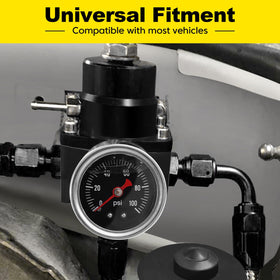 YEHERIT hose length and scale comparison showing compact install flexibility