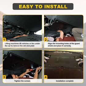 YEHERIT installation hardware layout for quick, accurate mounting
