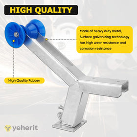 YEHERIT installed on 3x4 drawbar demonstrating secure U-bolt mounting benefit