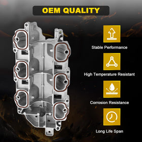 YEHERIT intake manifold side profile casting showing corrosion-resistant construction