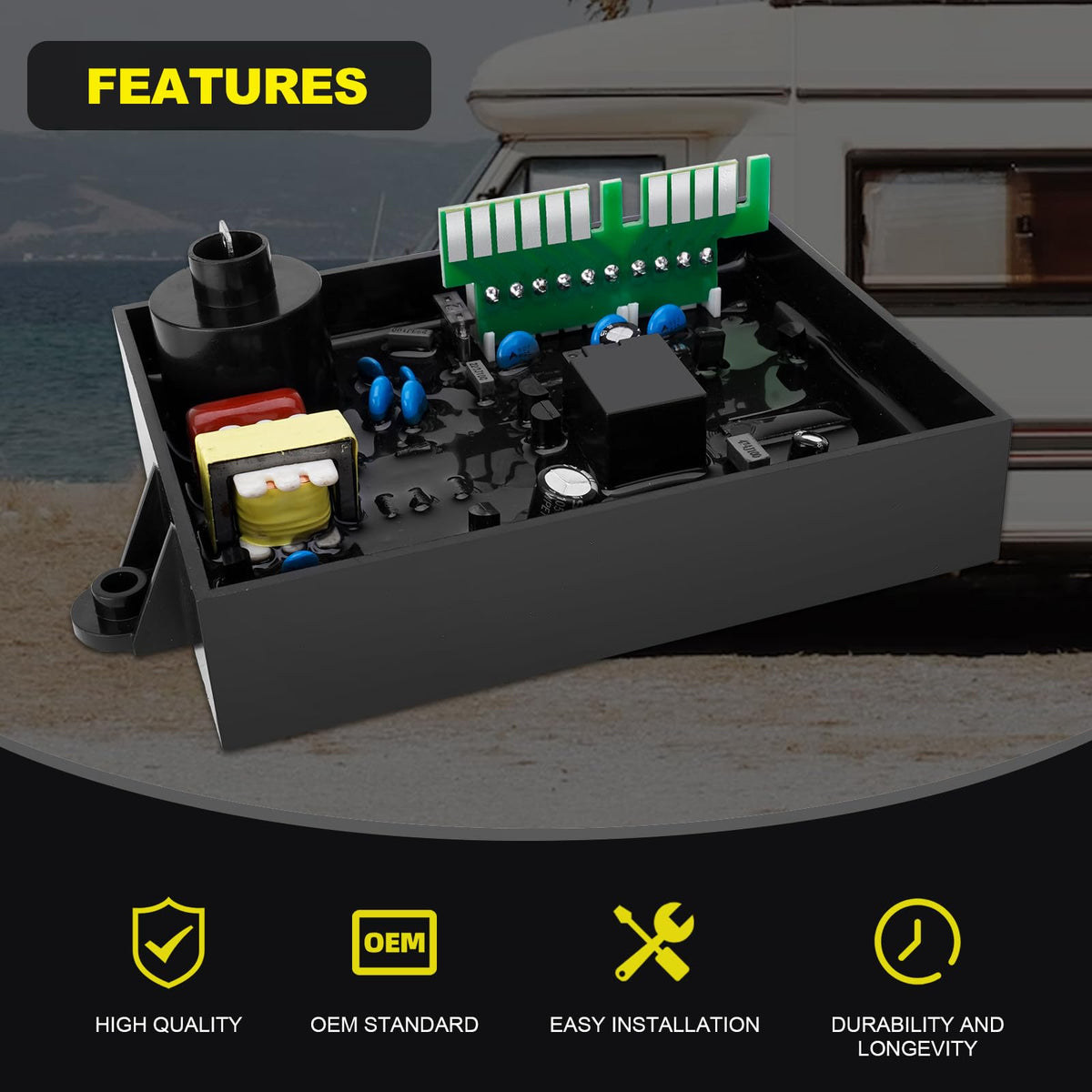 YEHERIT label and part number shot assisting buyers to confirm compatibility quickly