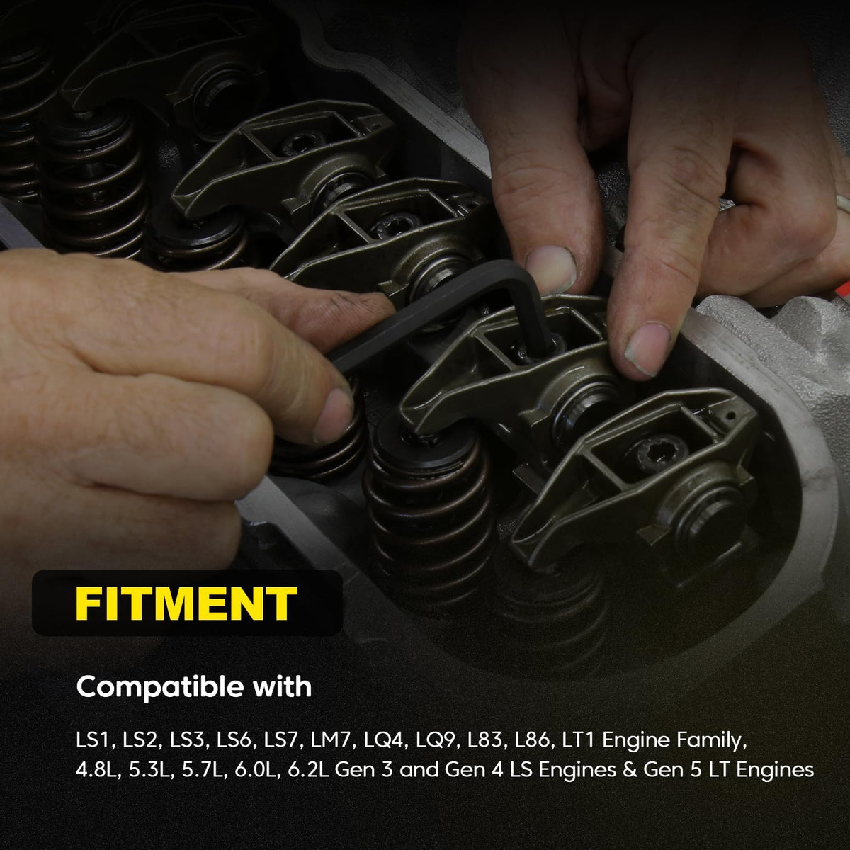 YEHERIT close-up of guide trays aligning lifters for easier installation and correct spacing