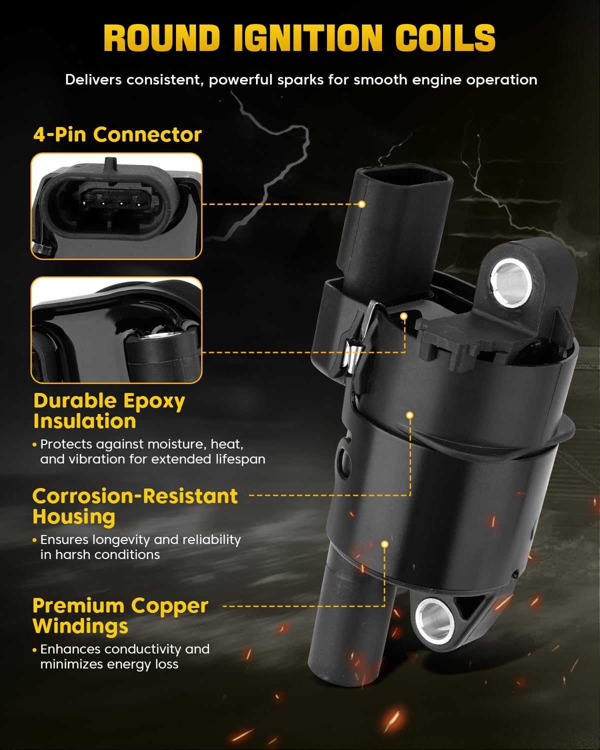 YEHERIT product size next to coin showing compact parts and easy handling benefit