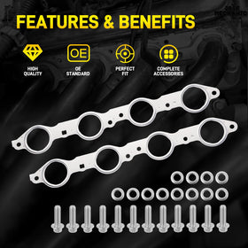 YEHERIT gasket beside ruler showing accurate dimensions for fit verification