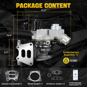 YEHERIT turbocharger oil port and flange showing leak-resistant sealing benefit