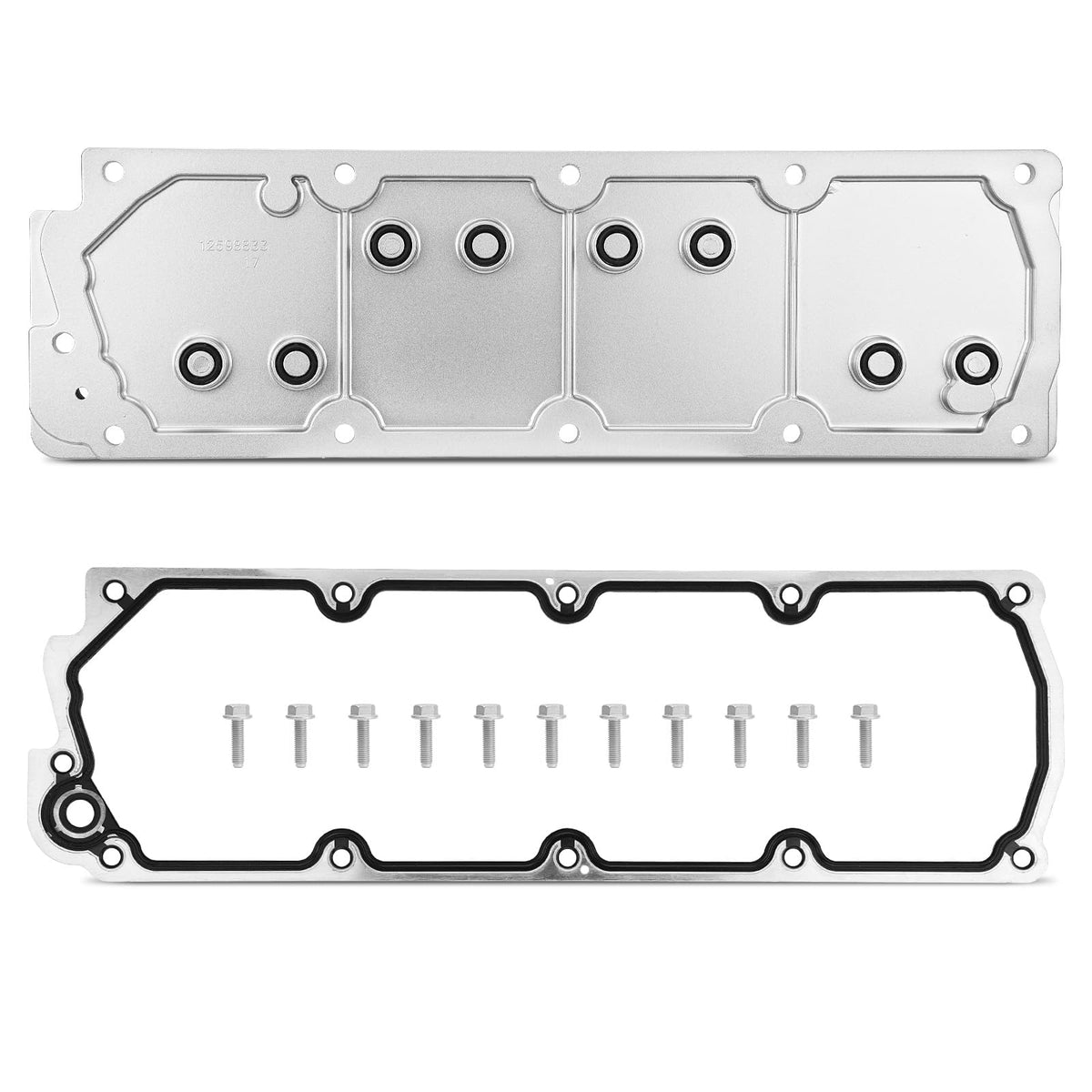 YEHERIT valley cover front view showing bolt pattern and precise fit benefit