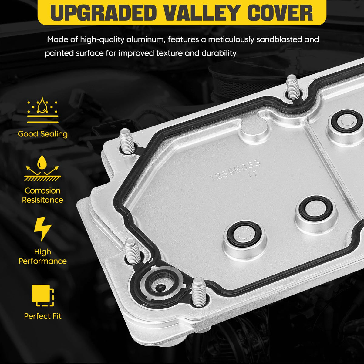 YEHERIT O-ring detail highlighting oil passage sealing for improved pressure stability