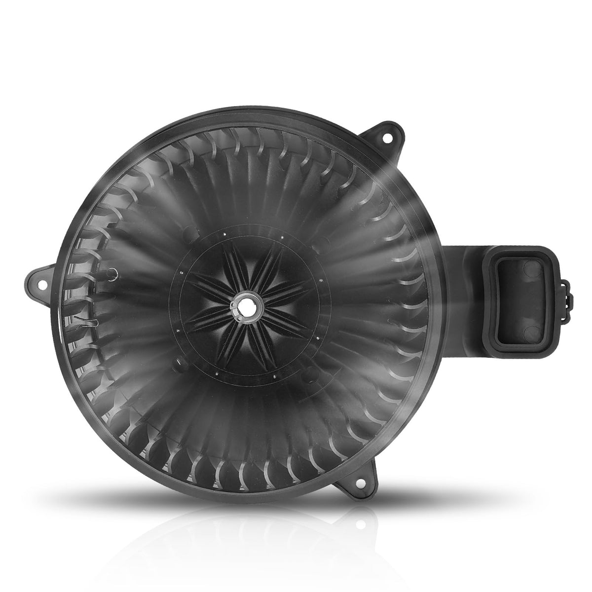 YEHERIT front view of blower motor showing mounting points and fitment benefit